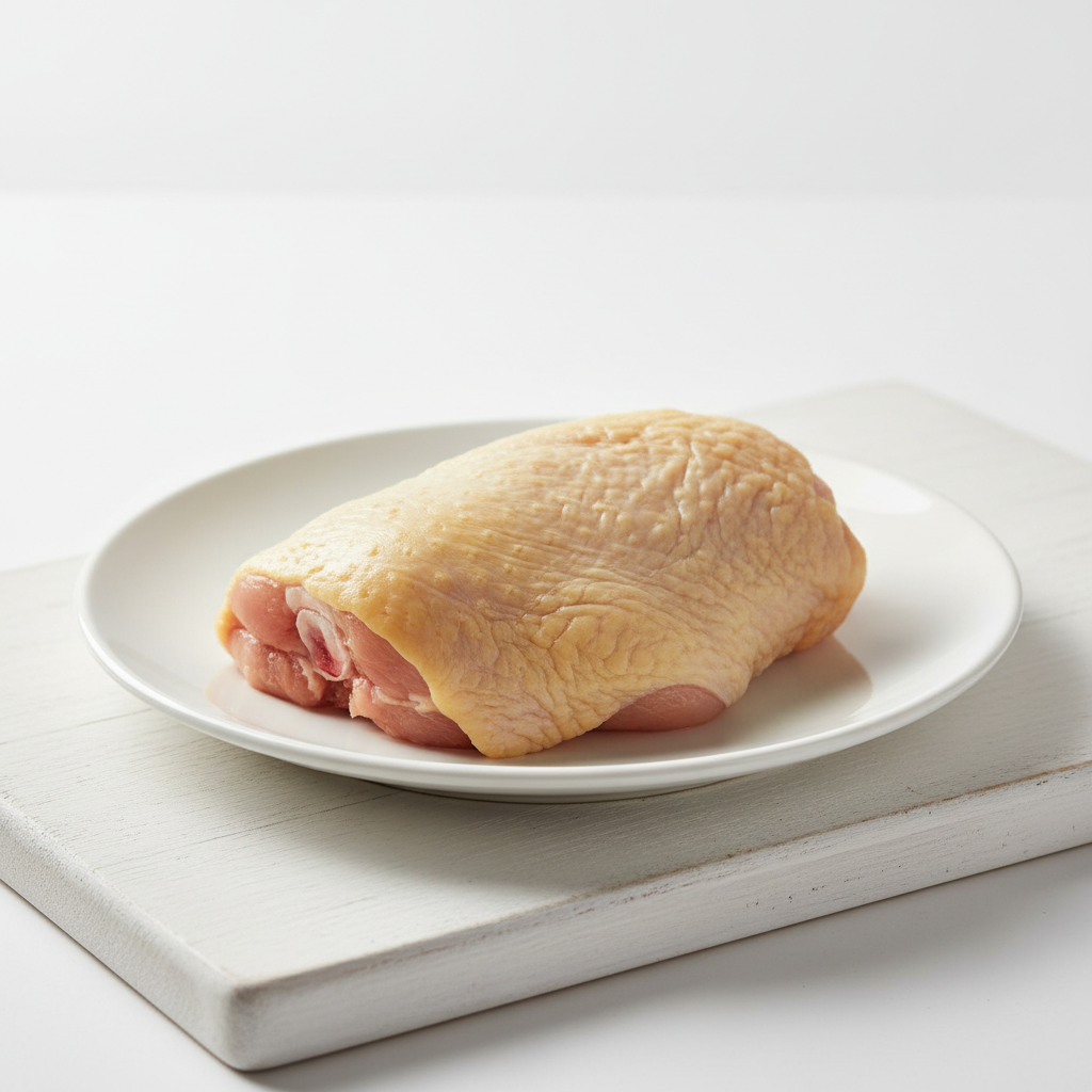 Cuisse avec peau sans os